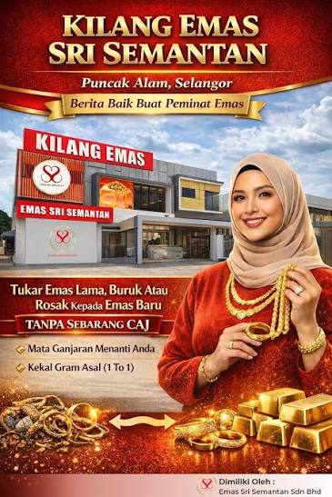 Bermula dengan RM10, dah boleh miliki emas.