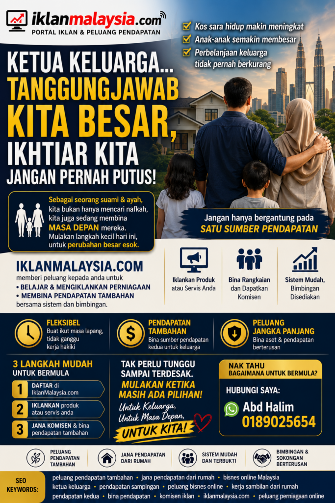 PELUANG DAH ADA DEPAN MATA, JANGAN SUKA BERTANGGUH