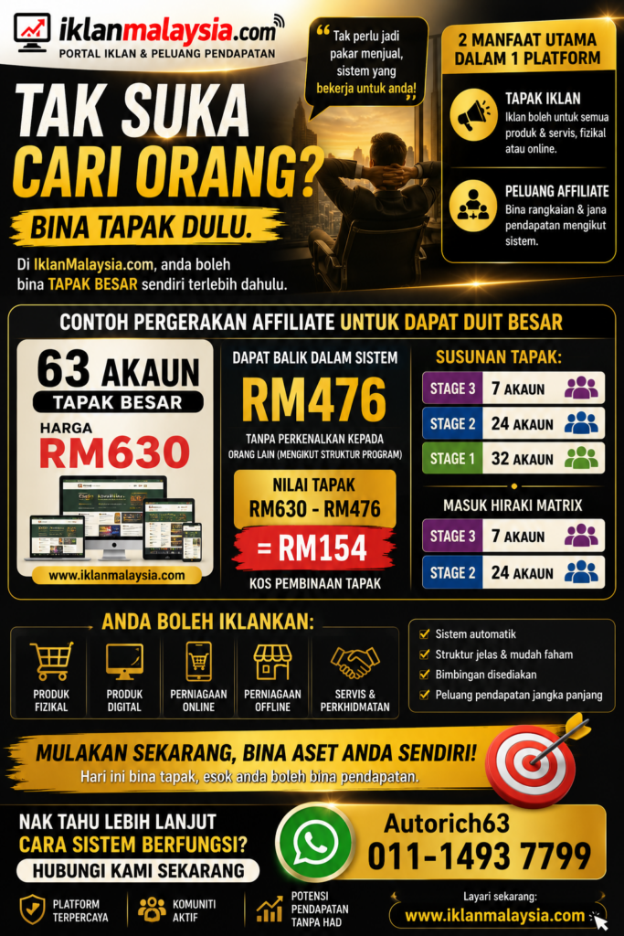 Belum Ajak Orang Dah Dapat RM476