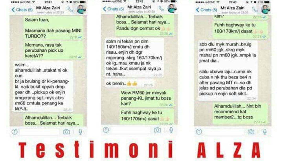 Alat Tambah Laju Jimat Minyak