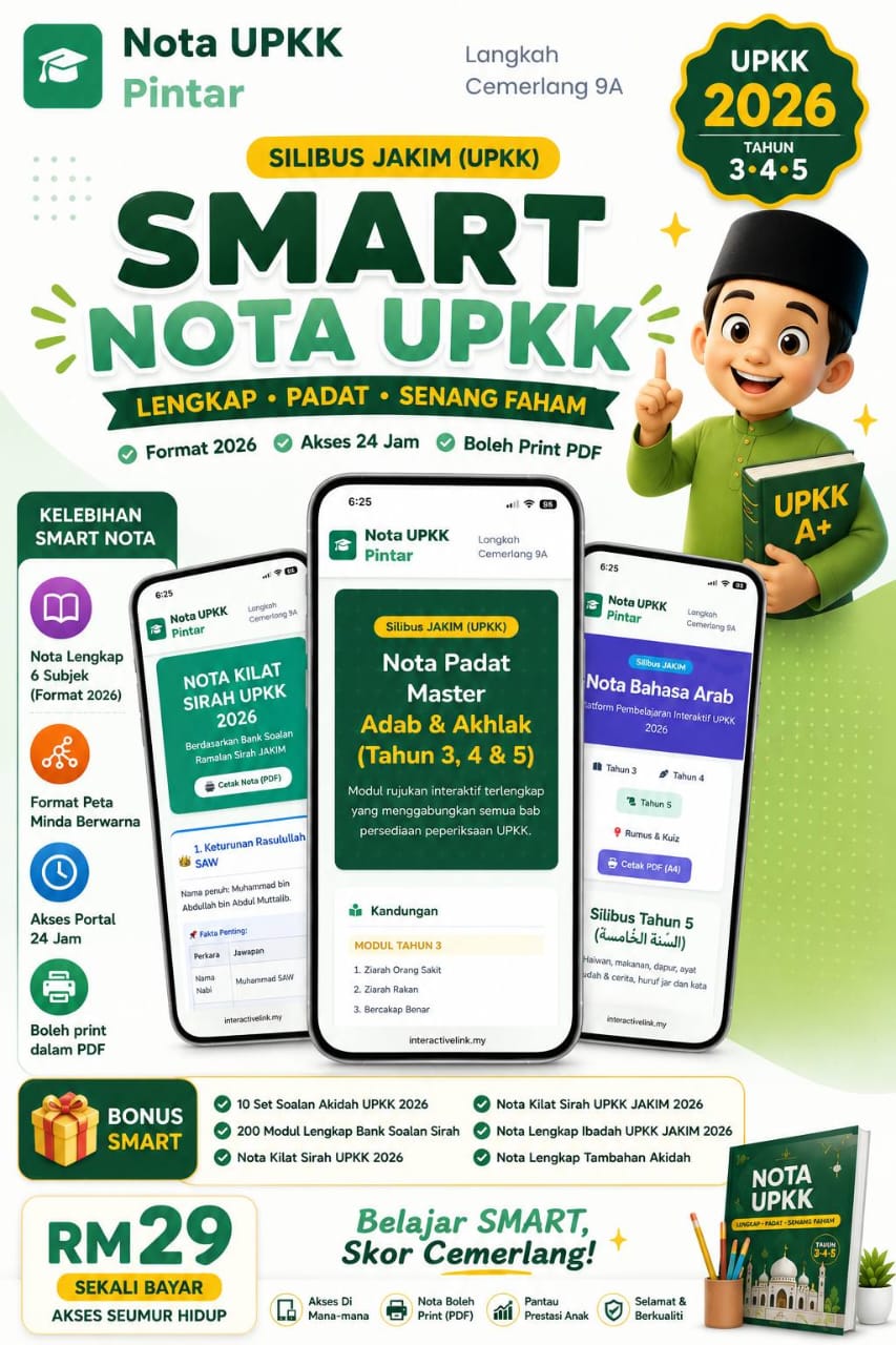 NOTA PADAT 9 SUBJEK UPKK DAN GAME