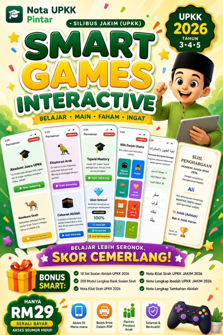 NOTA PADAT 9 SUBJEK UPKK DAN GAME