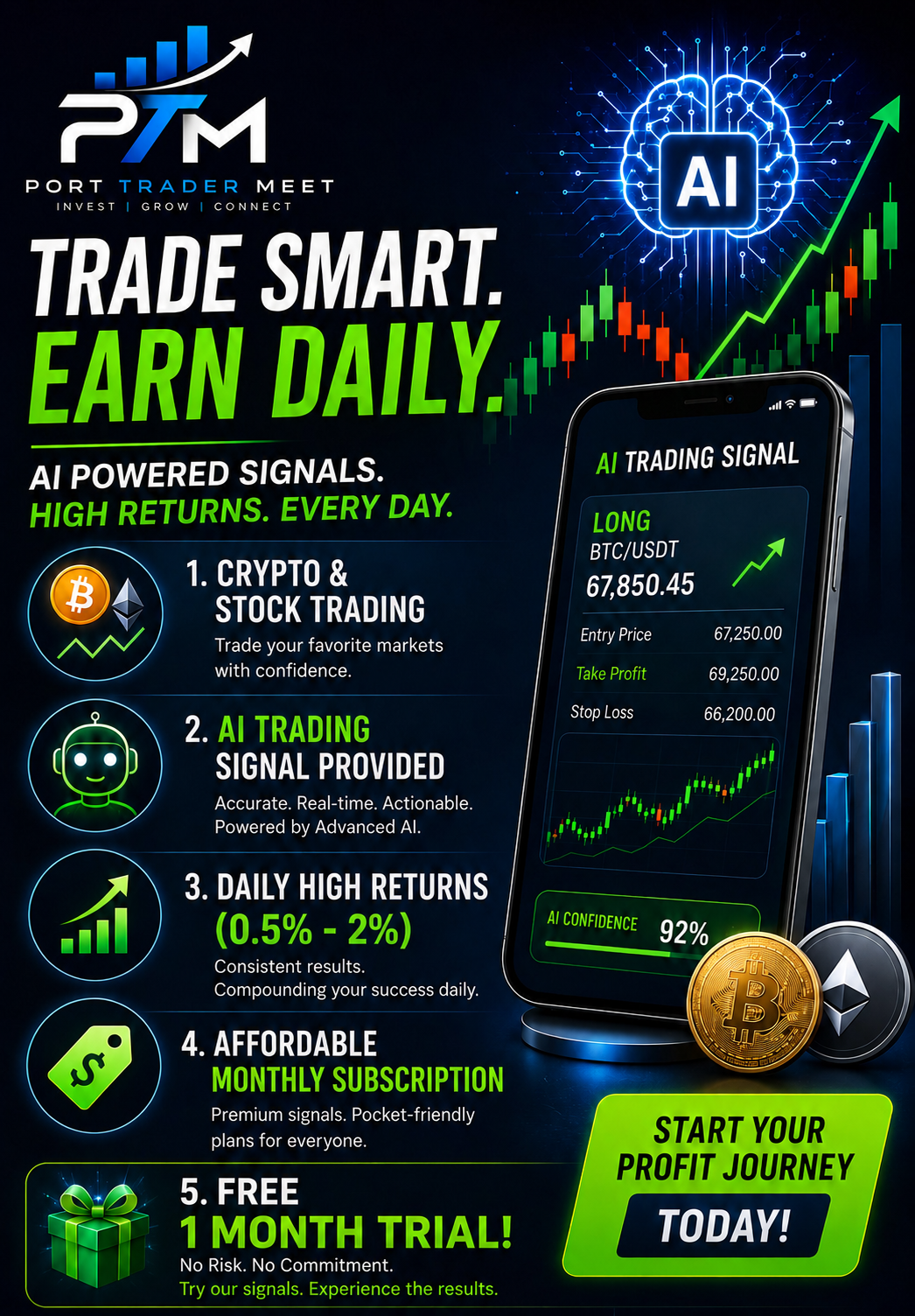 TRADE CRYPTO DAN SAHAM DENGAN AI