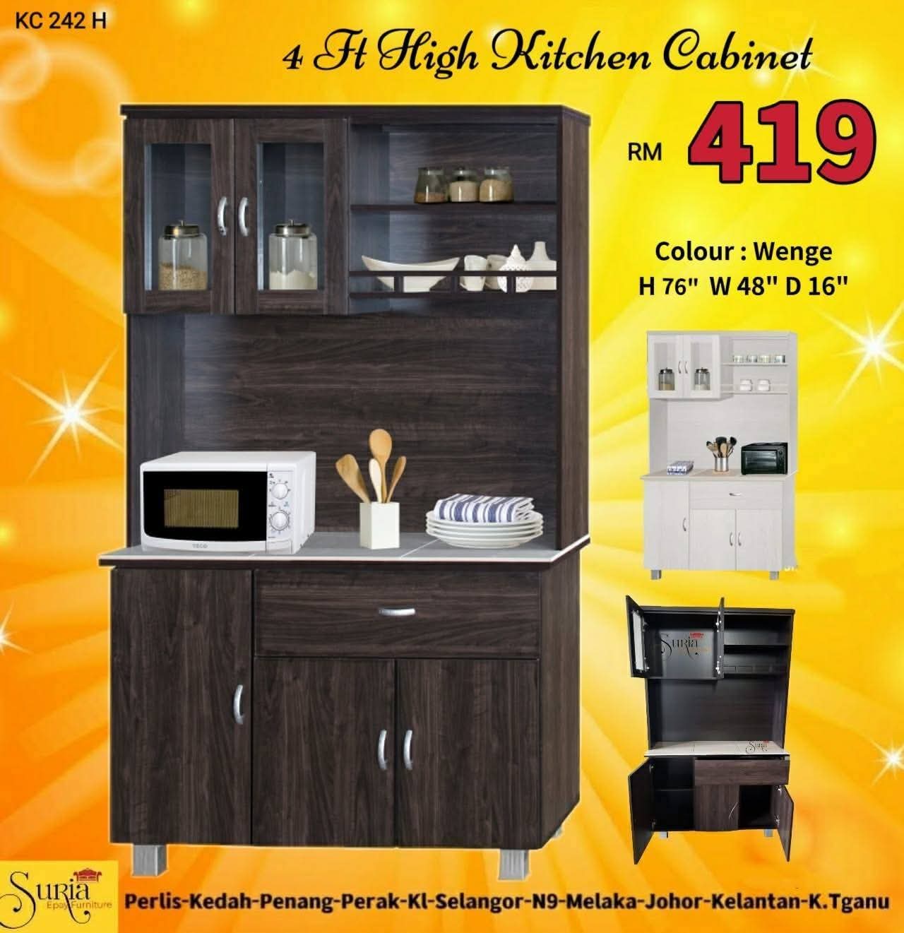 KABINET DAPUR MAMPU MILIK HARGA DIRECT KILANG BOLEH COD