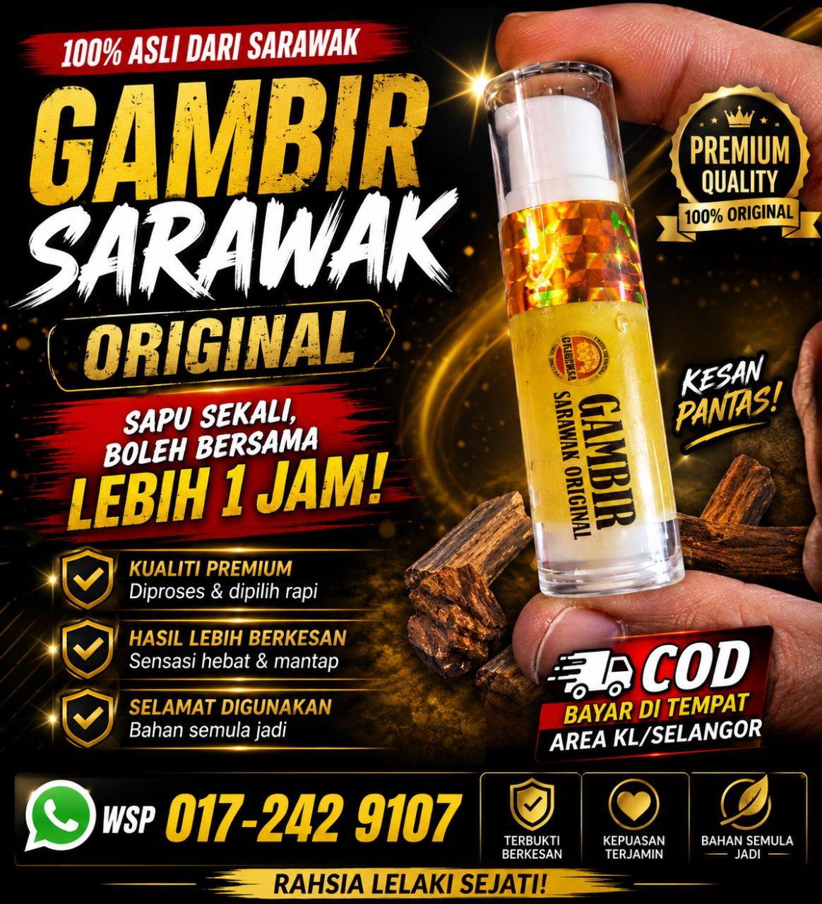 GAMBIR SARAWAK ORIGINAL