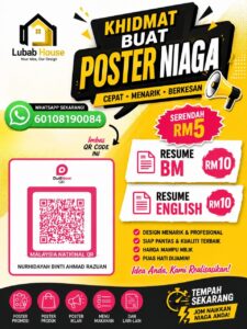 SERVIS BUAT POSTER DAN RESUME