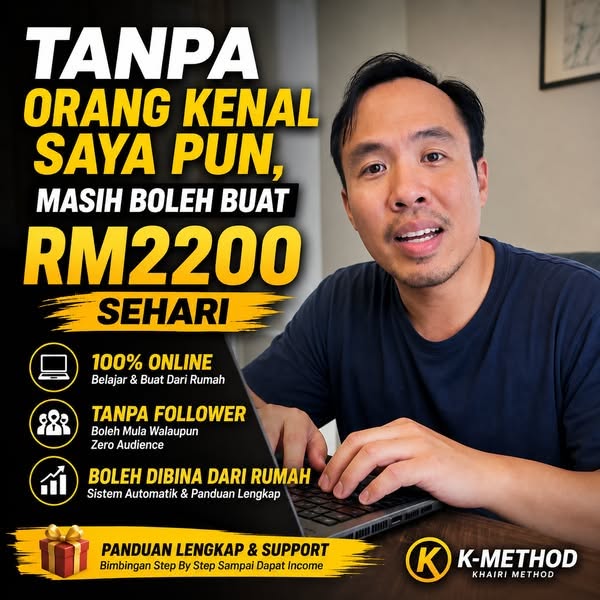 RM100 sehari. Bukan teori. Bukan motivasi.