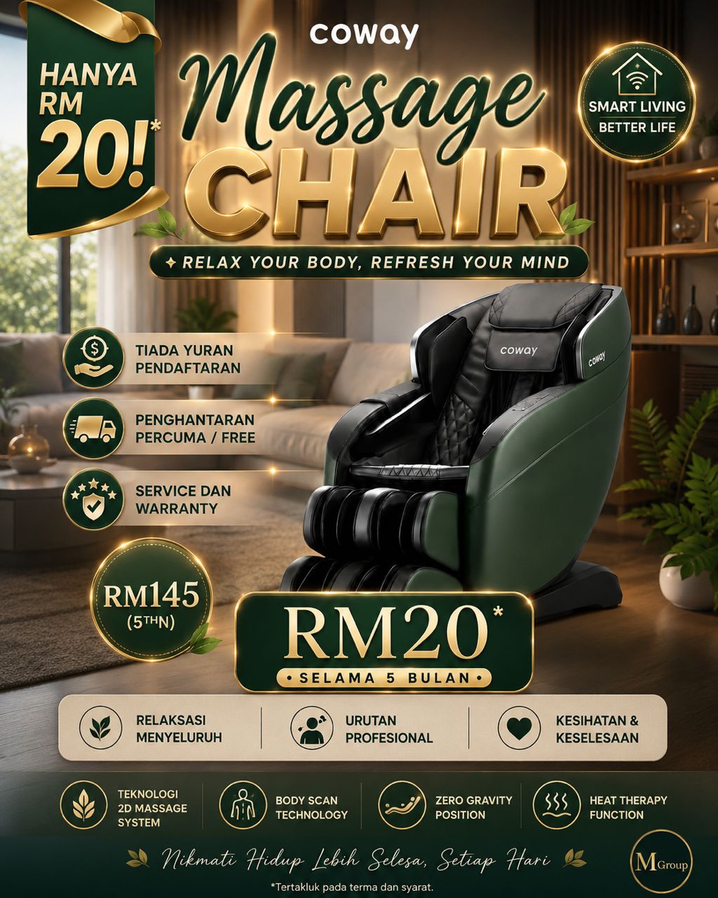 Kerusi Urut / Massage Chair