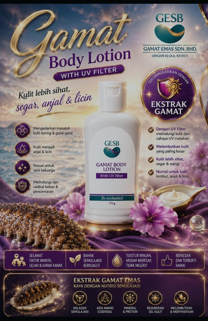 Gamat body lotion
