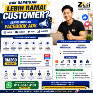 🚀 𝐒𝐄𝐑𝐕𝐈𝐒 𝐑𝐔𝐍𝐊𝐀𝐍 𝐅𝐀𝐂𝐄𝐁𝐎𝐎𝐊 𝐀𝐃𝐒 𝐀𝐃𝐕𝐀𝐍𝐂𝐄𝐃 (𝟏 𝐁𝐔𝐋𝐀𝐍)