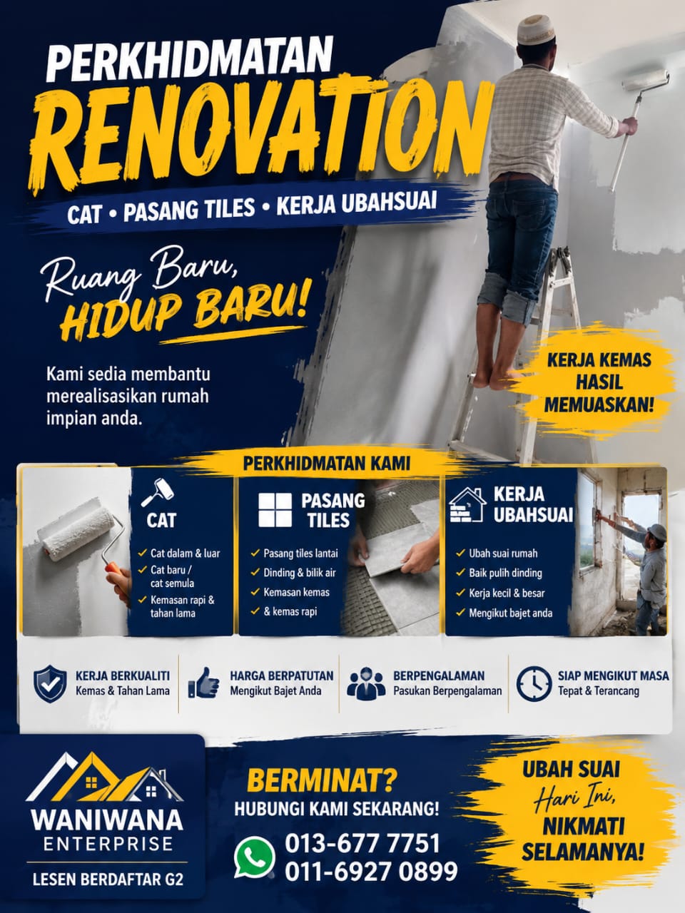 Perkhidmatan /WIRING/AIRCOND/RENOVATION
