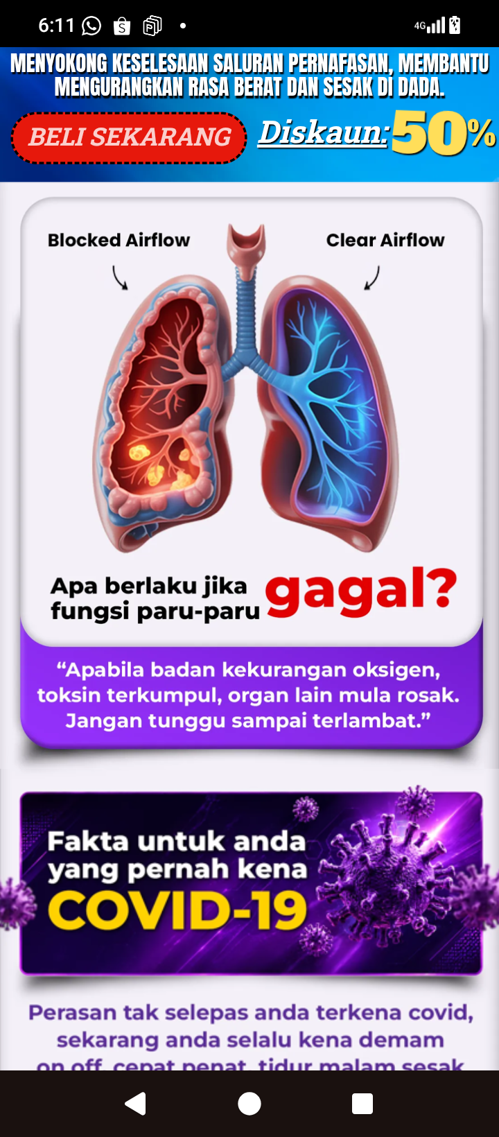 TF. Untuk kekal sihat