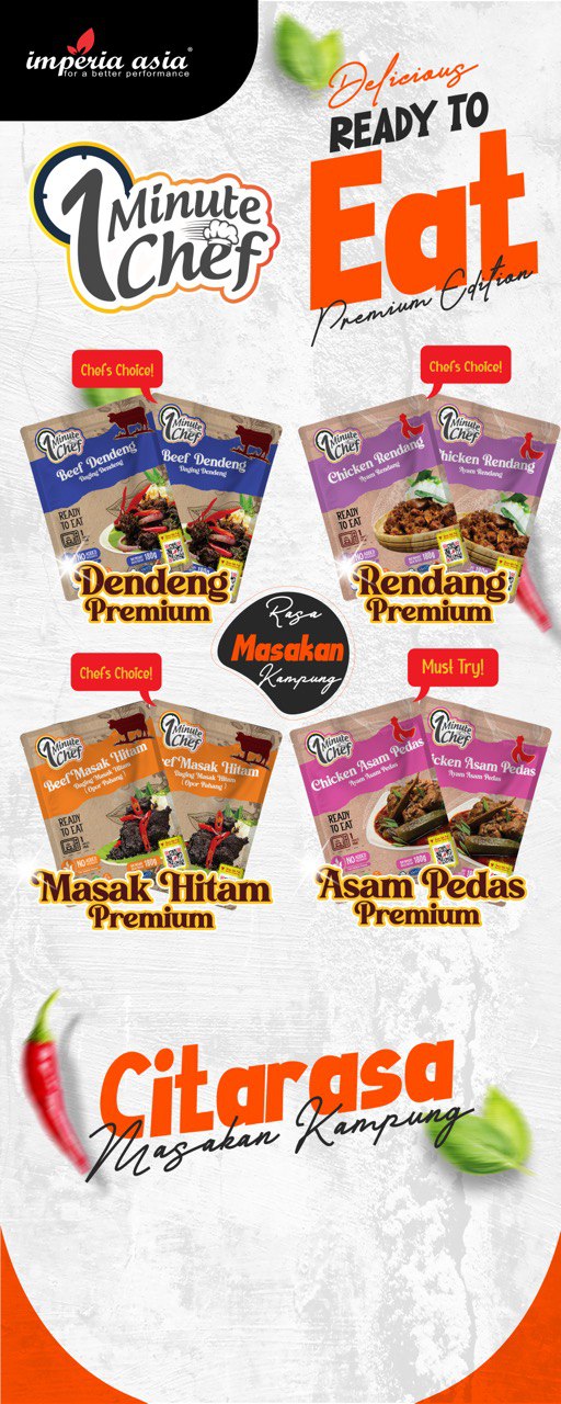 🔥 TAK SEMPAT MASAK? 1 MINIT, TERUS BOLEH MAKAN!