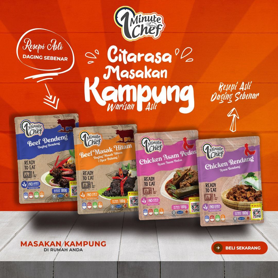🔥 TAK SEMPAT MASAK? 1 MINIT, TERUS BOLEH MAKAN!