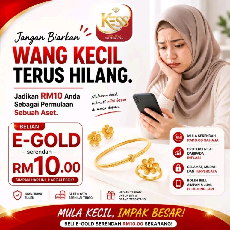 Jom simpan emas bermula rm10