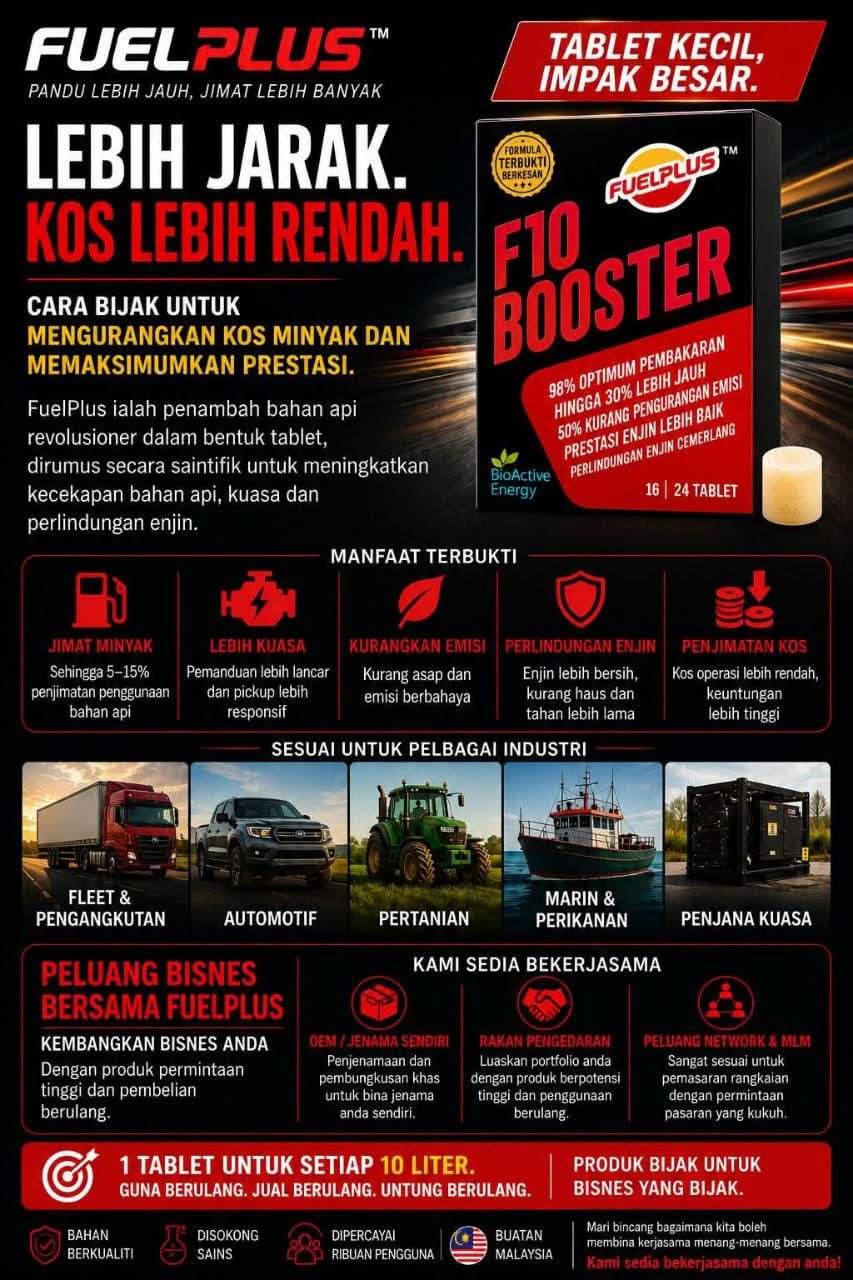 Jimat minyak kenderaan Fuelplus