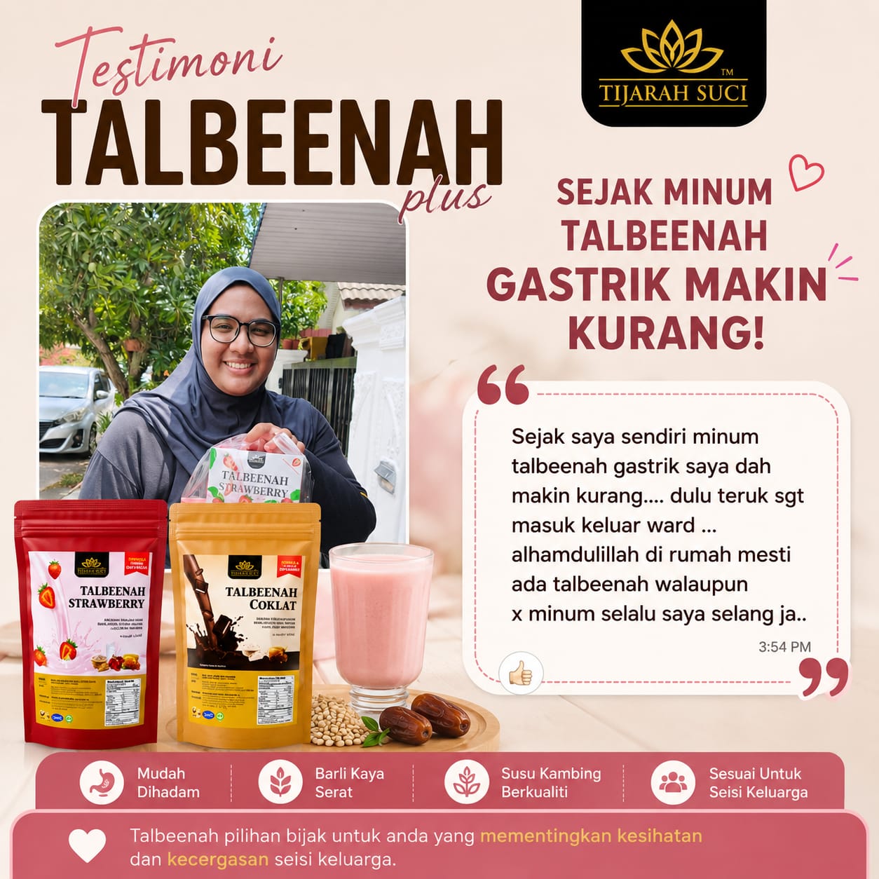 Talbenah minuman berkhasiat