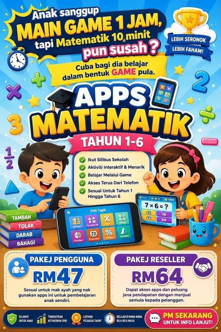 Applikasi Pendidikan Digital Matematik