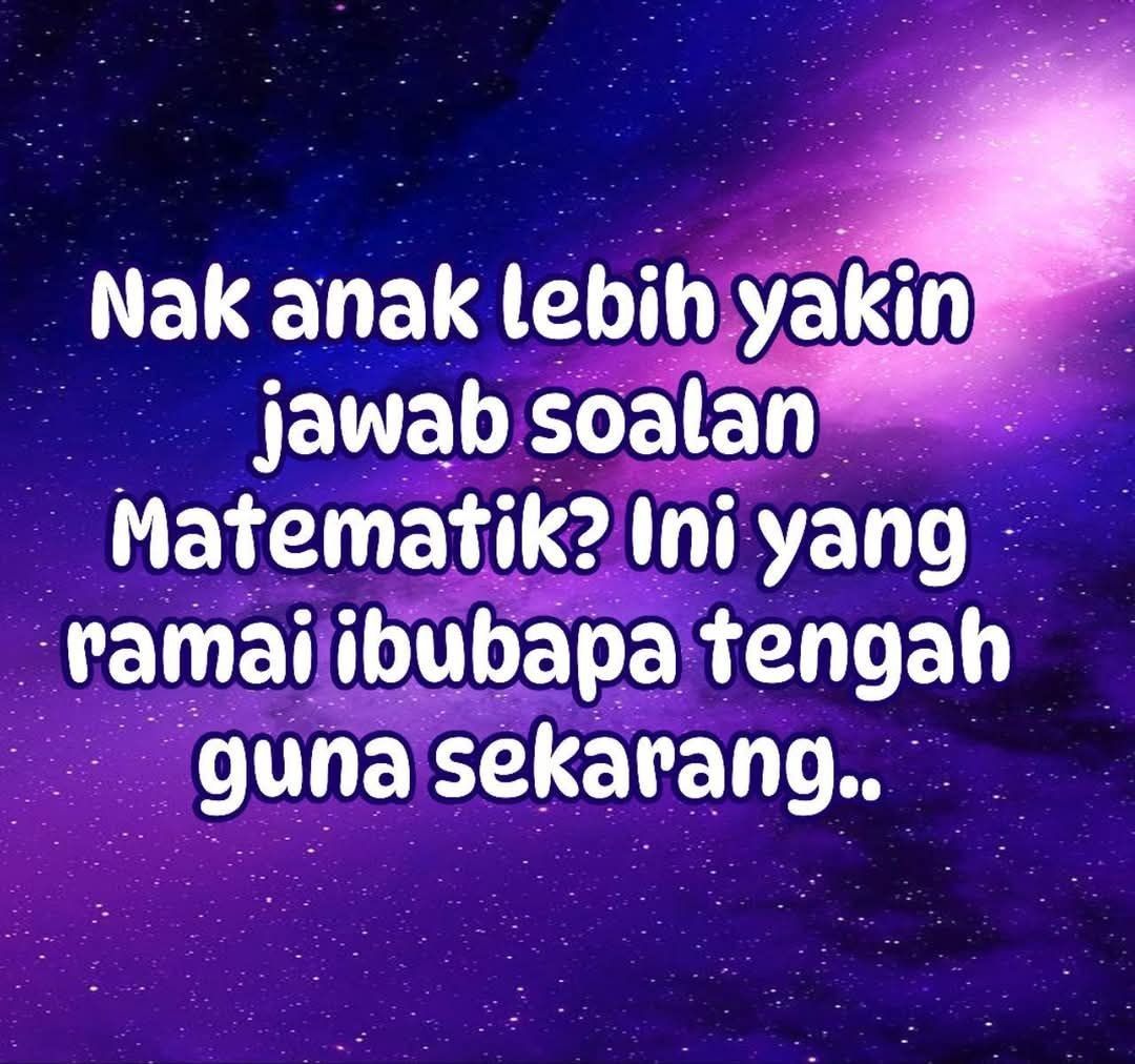 Nak Anak Bijak Maths