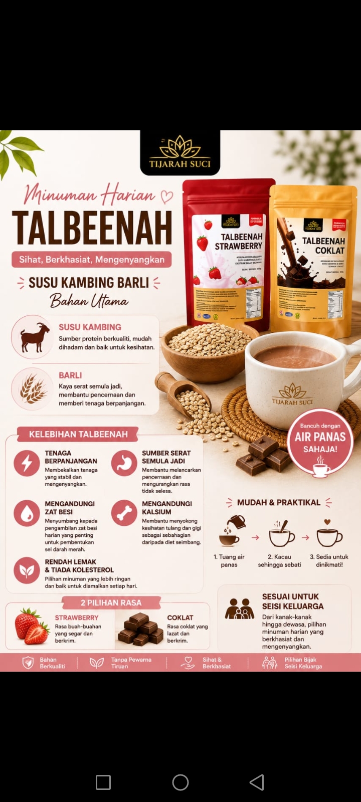 Talbenah minuman berkhasiat