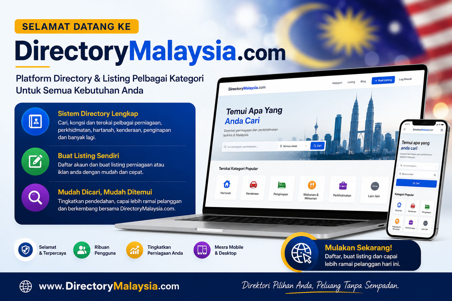 DirectoryMalaysia.com – Hartanah, Kenderaan, Travel/Penginapan
