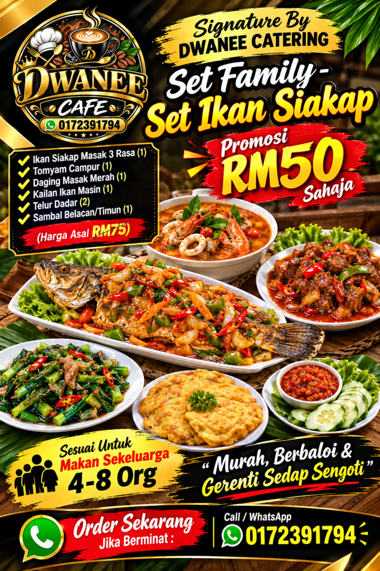 Promosi Set Ikan Siakap RM50