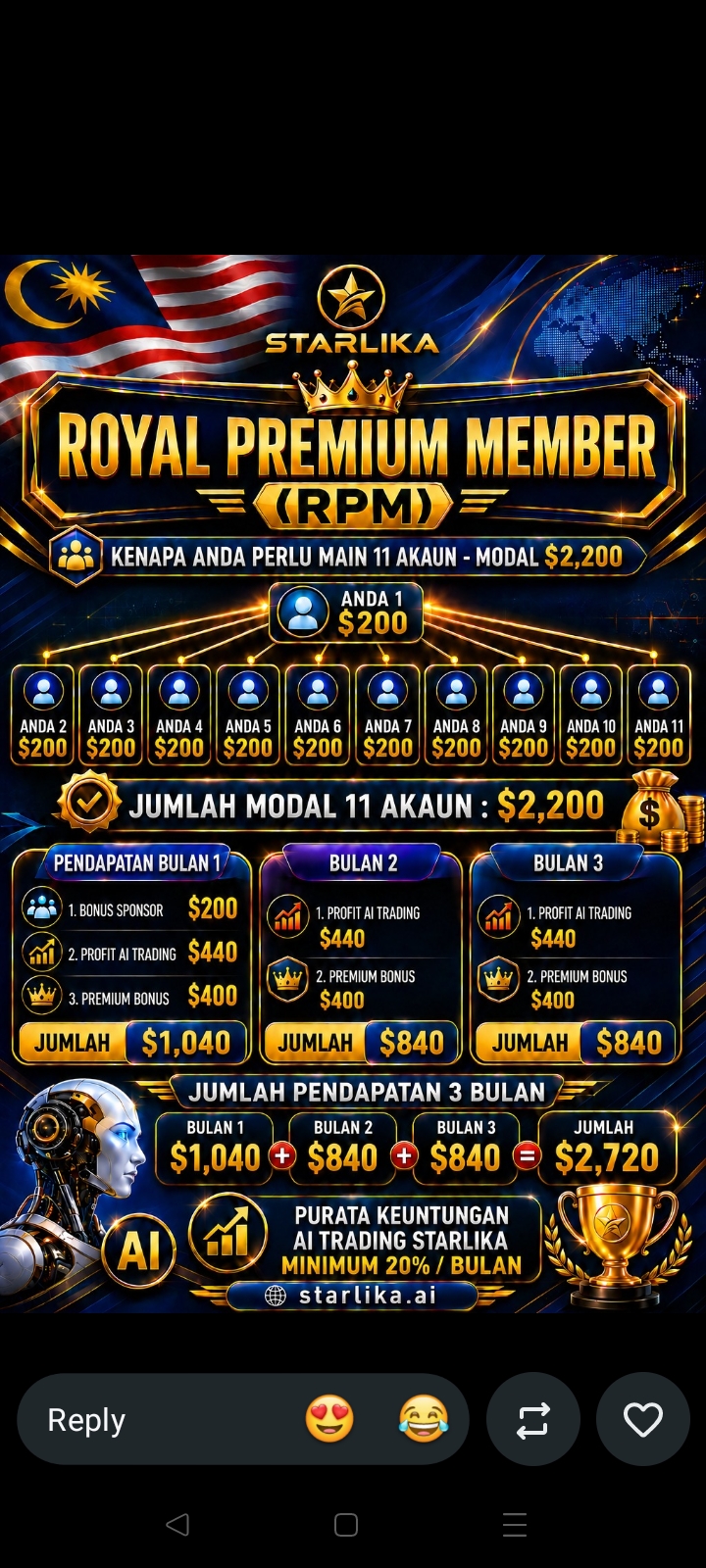 Buat income dimana-mana, biar ai yang uruskan.