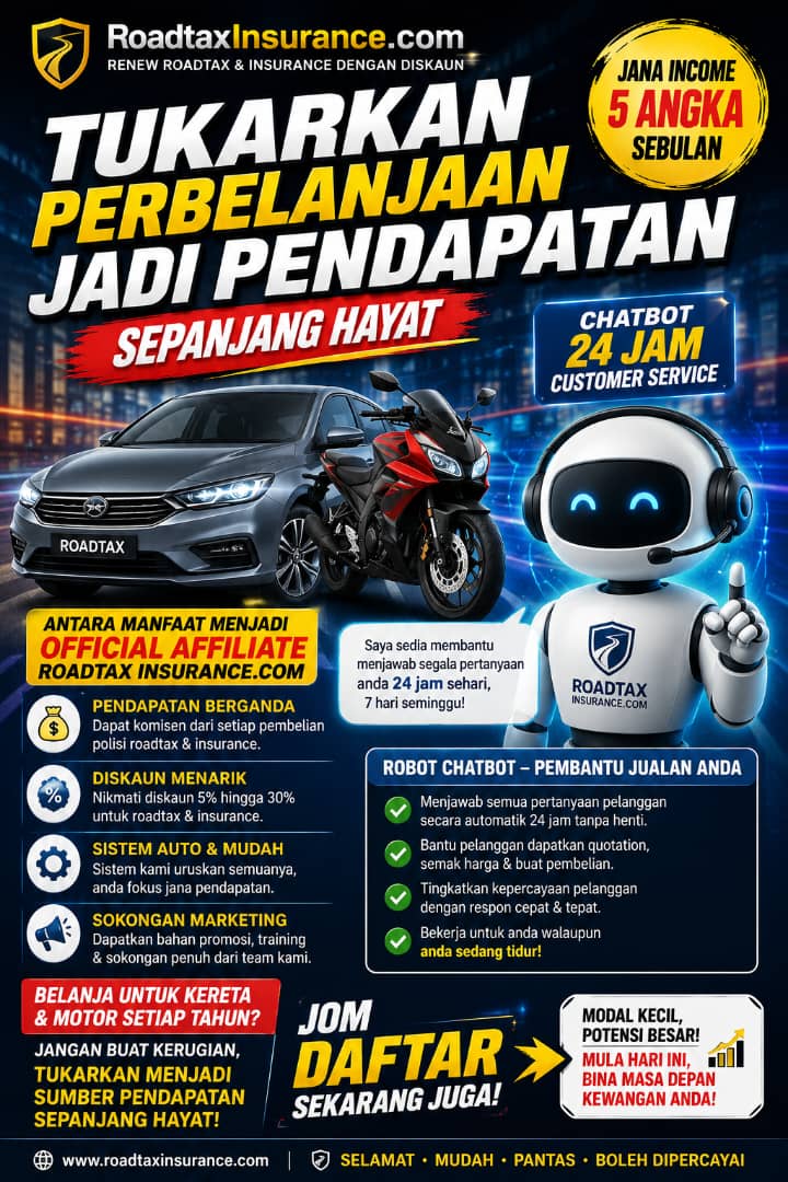 Buat income dimana-mana, biar ai yang uruskan.