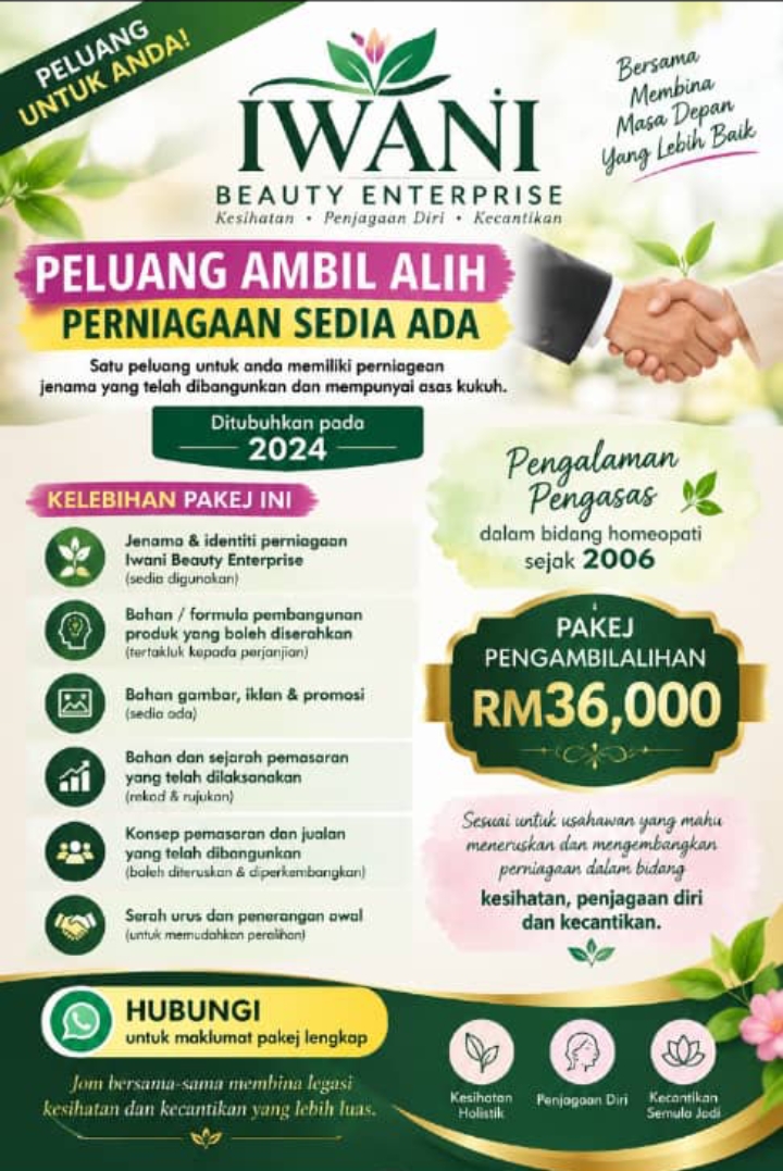 AMBIL ALIH IWANI BEAUTY ENTERPRISE