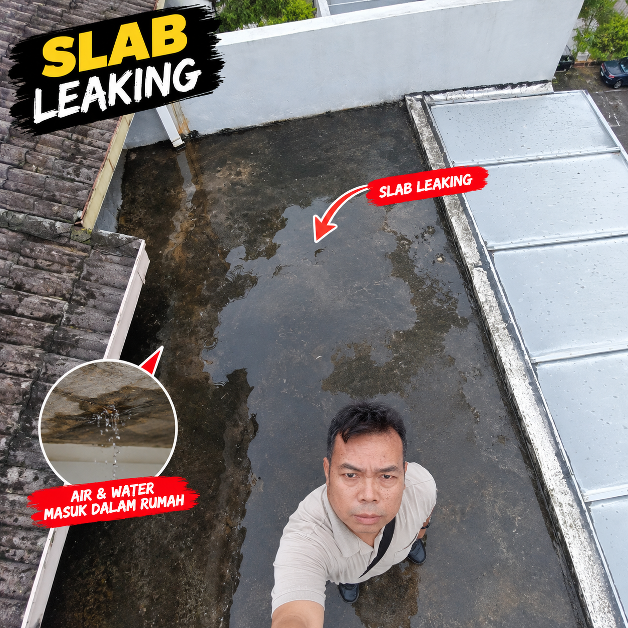 REPAIR BUMBUNG, RENOVATION DAN PLUMBER SERVICE TAMAN UKAY PERDANA