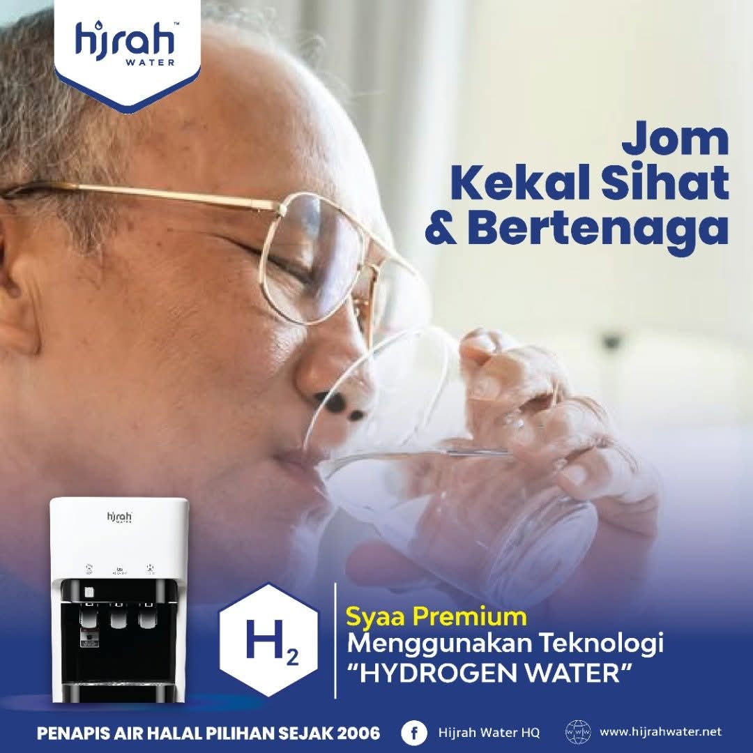 Air Hidrogen Dari Syaa Premium, Penapis Air HijrahWater