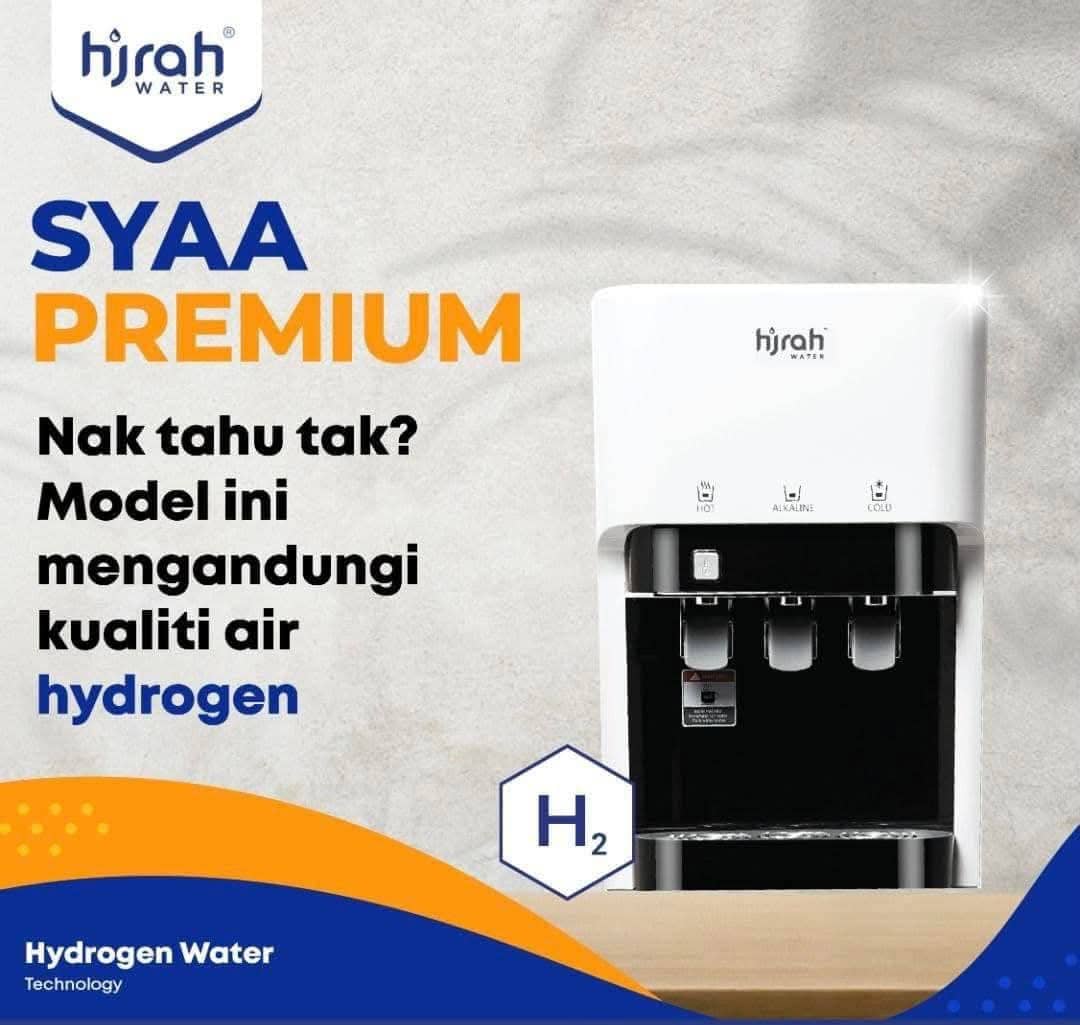 Air Hidrogen Dari Syaa Premium, Penapis Air HijrahWater