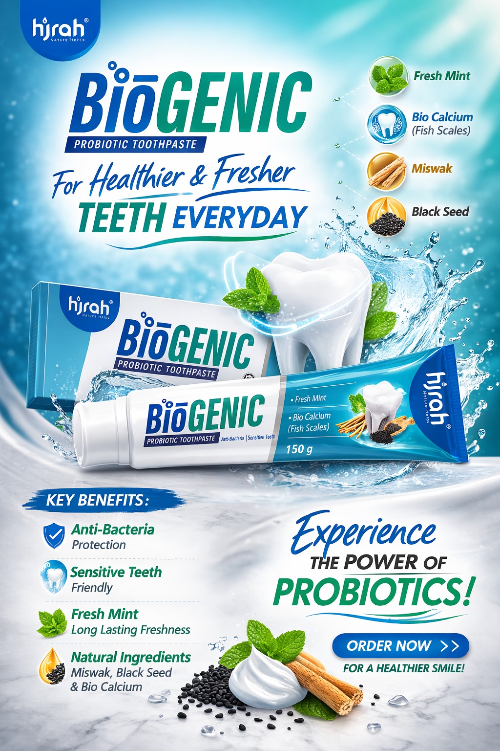 Biogenic Probiotic Toothpaste