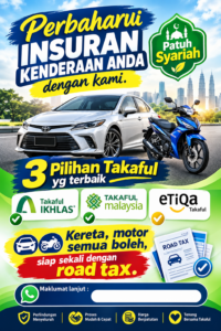 INSURAN DAN ROADTAX PERCUMA